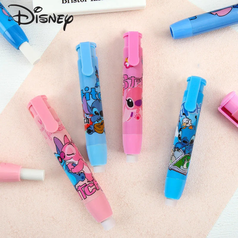 1PC Kawaii Disney Stitch & Angel Press Eraser Cute Cartoon Student Stationery Gift