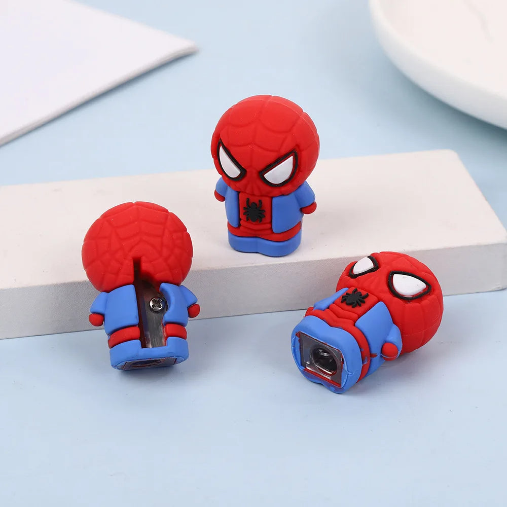 Marvel Spider Man Pencil Sharpener Kids’ Anime Action Figure Stationery & Back to School Gift