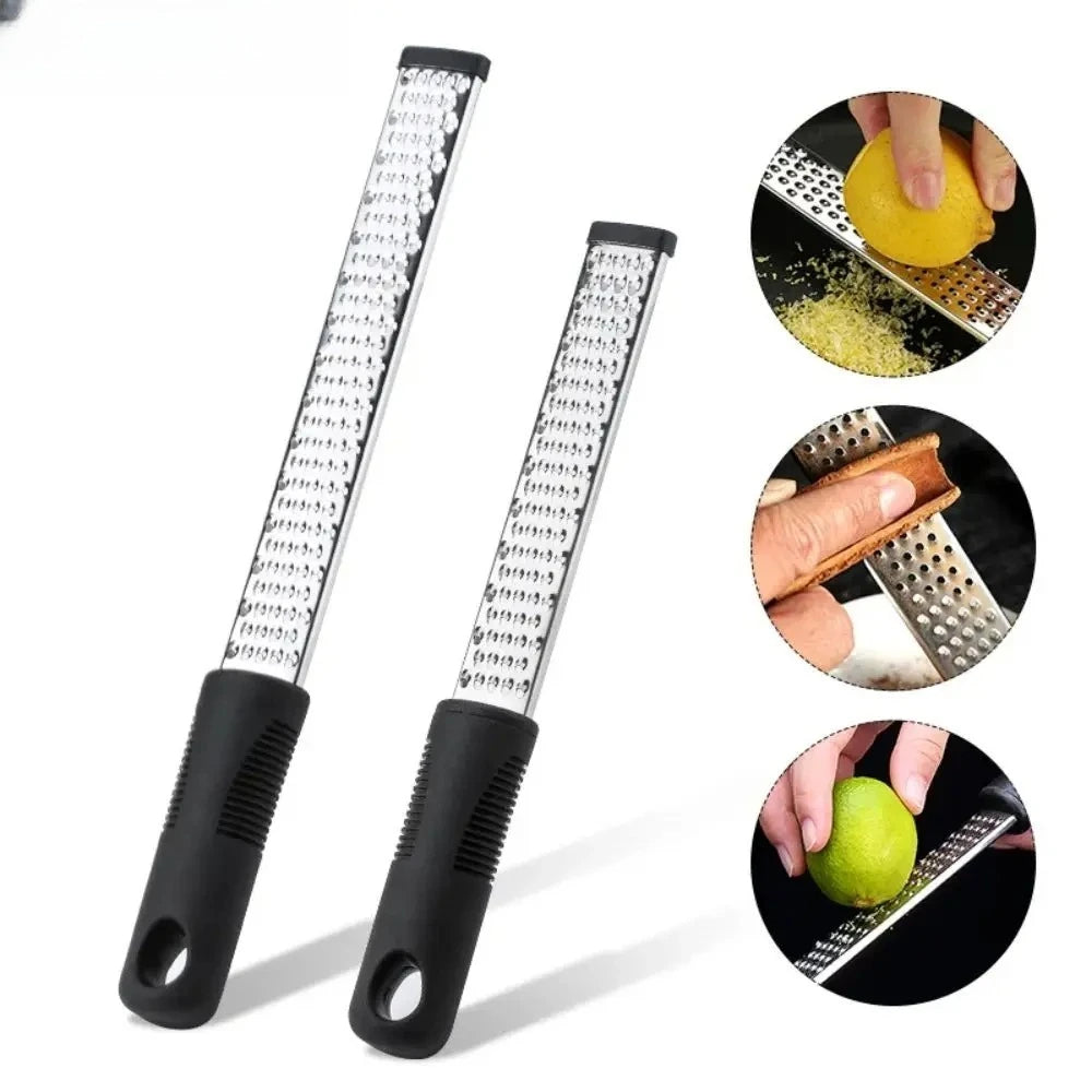 FAIS DU Stainless Steel Manual Grater & Peeler Sharp Blade for Lemon, Cheese, and Vegetables