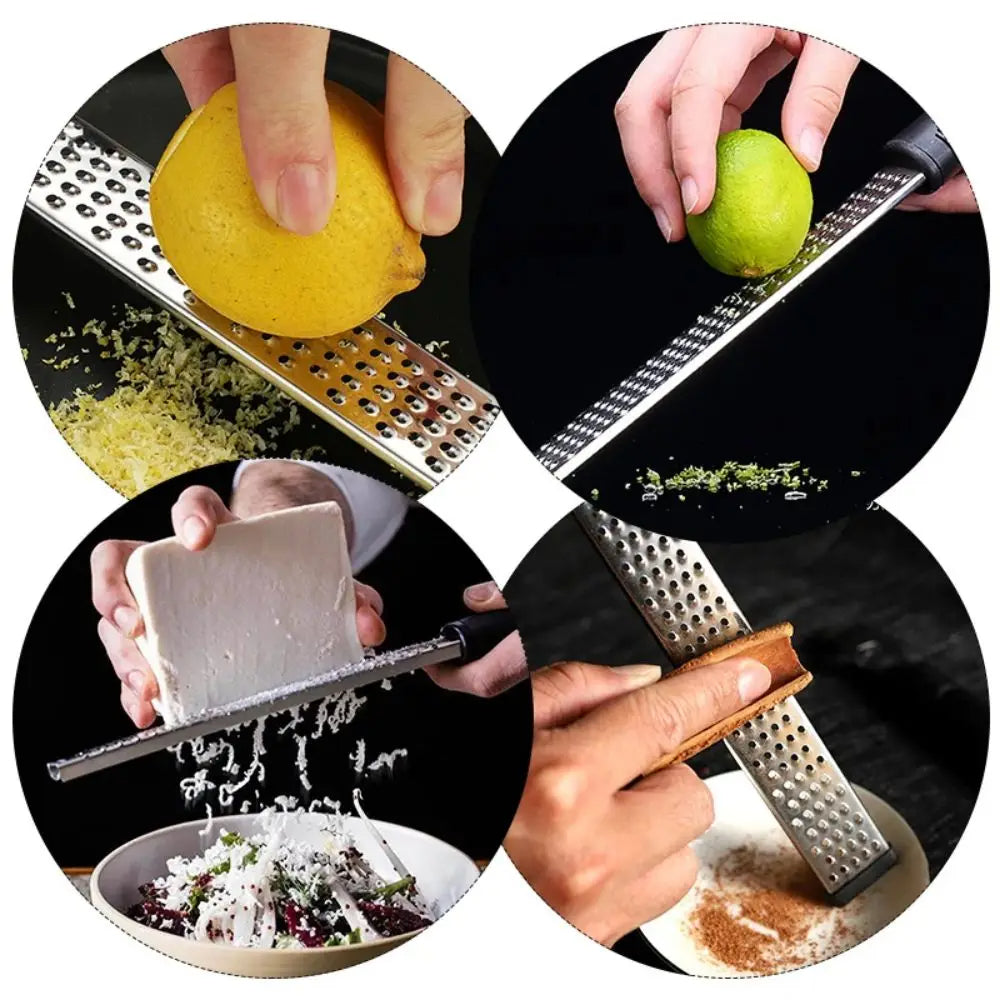 FAIS DU Stainless Steel Manual Grater & Peeler Sharp Blade for Lemon, Cheese, and Vegetables