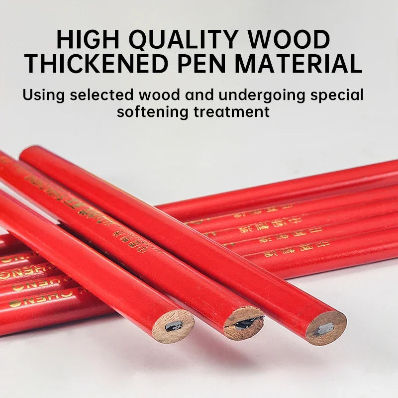 10Pcs Professional Thick Core Pencil Set Art, DIY, & Carpenter Drawing Supplies