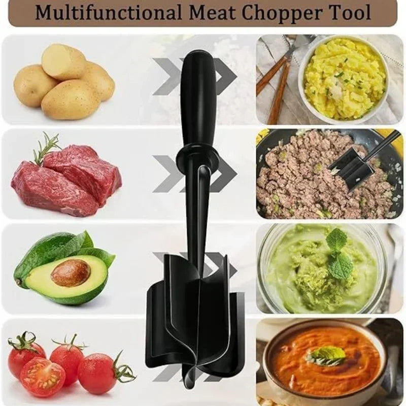 Manual Multifunction Food Grinder Peanut Crusher, Meat & Vegetable Mixer for Kitchen Use