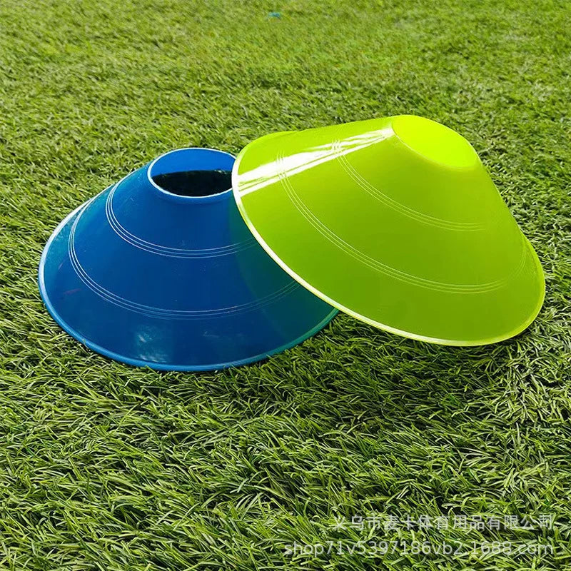 10PCS Soccer Training Cones Set with Stand Agility Disc Markers for Football, Multi-Sport Practice & Drills
