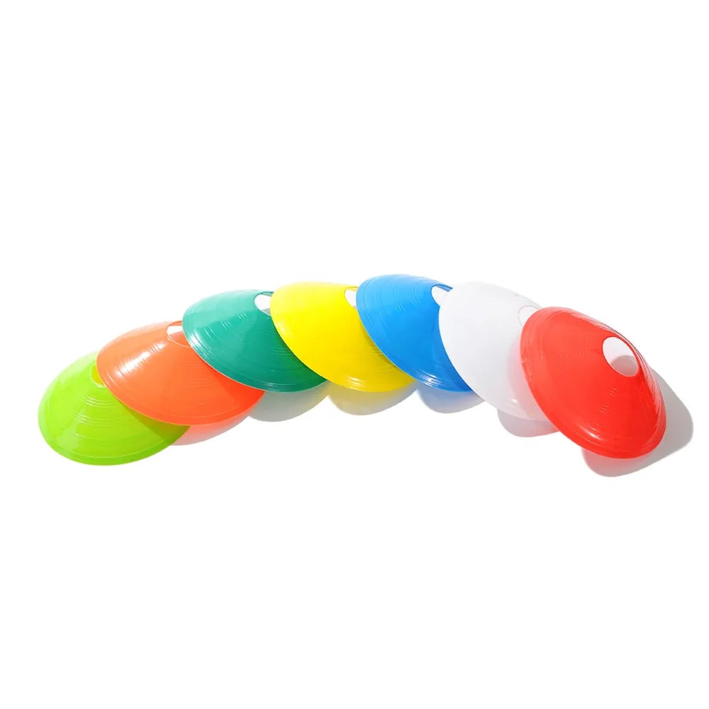 10PCS Soccer Training Cones Set with Stand Agility Disc Markers for Football, Multi-Sport Practice & Drills