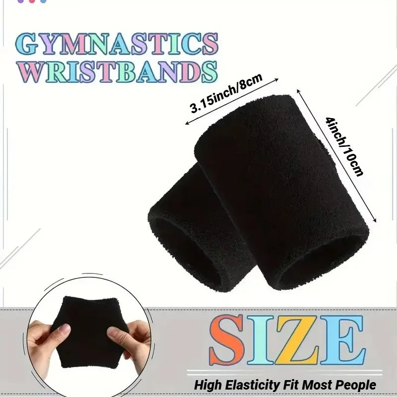 8×10CM Sports Wristbands Sweat Absorbing Towel Wrist Guards for Tennis, Basketball, Padel, Fitness & More