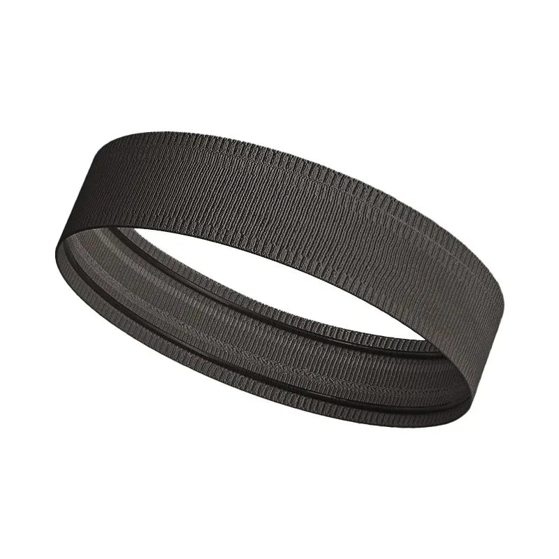Unisex Sports Elastic Headband Sweat-Absorbing, Anti-Slip Hair Band for Fitness, Yoga, Tennis & Cycling