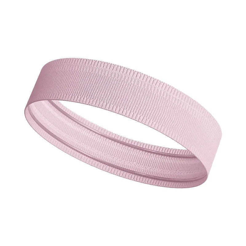 Unisex Sports Elastic Headband Sweat-Absorbing, Anti-Slip Hair Band for Fitness, Yoga, Tennis & Cycling