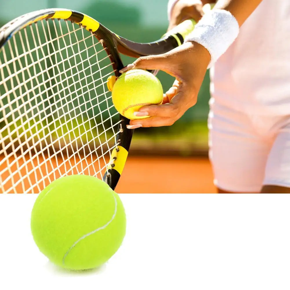 High Elasticity Tennis Ball Durable Rubber Training Ball for Competition, Practice & Outdoor Play