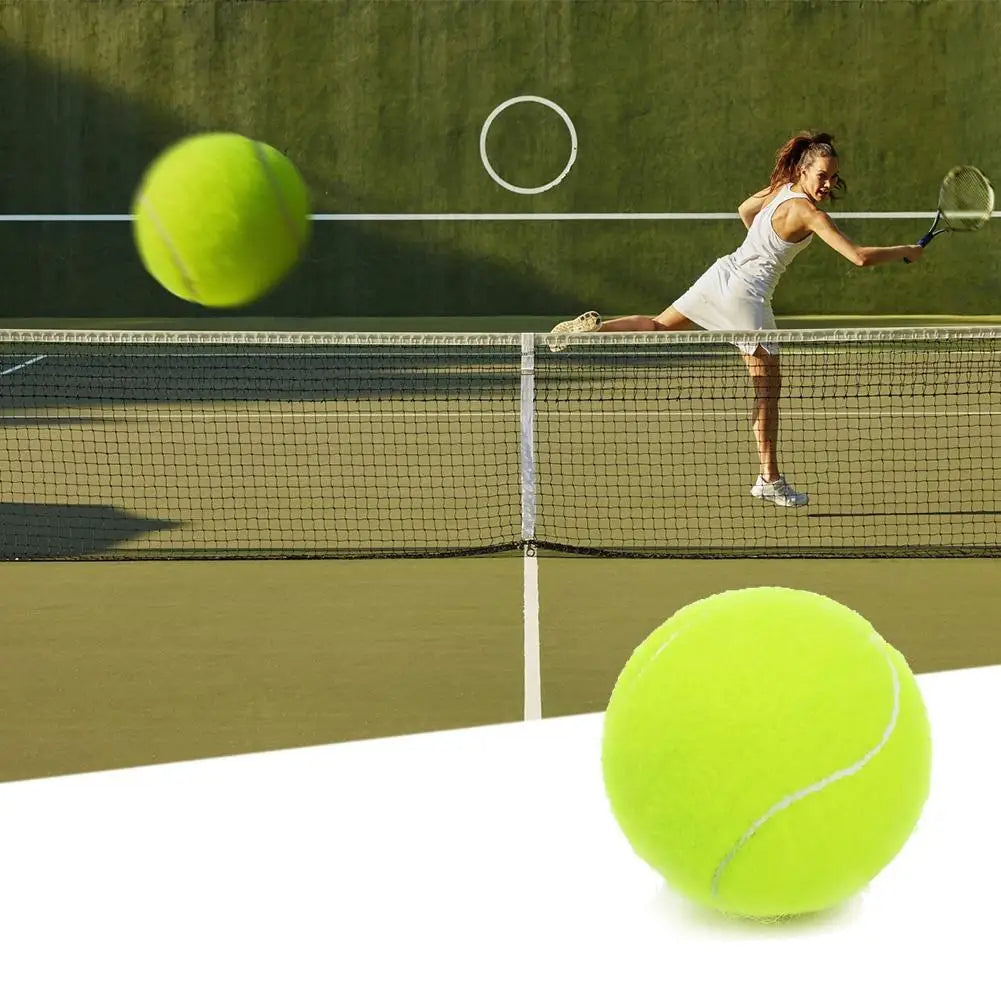 High Elasticity Tennis Ball Durable Rubber Training Ball for Competition, Practice & Outdoor Play