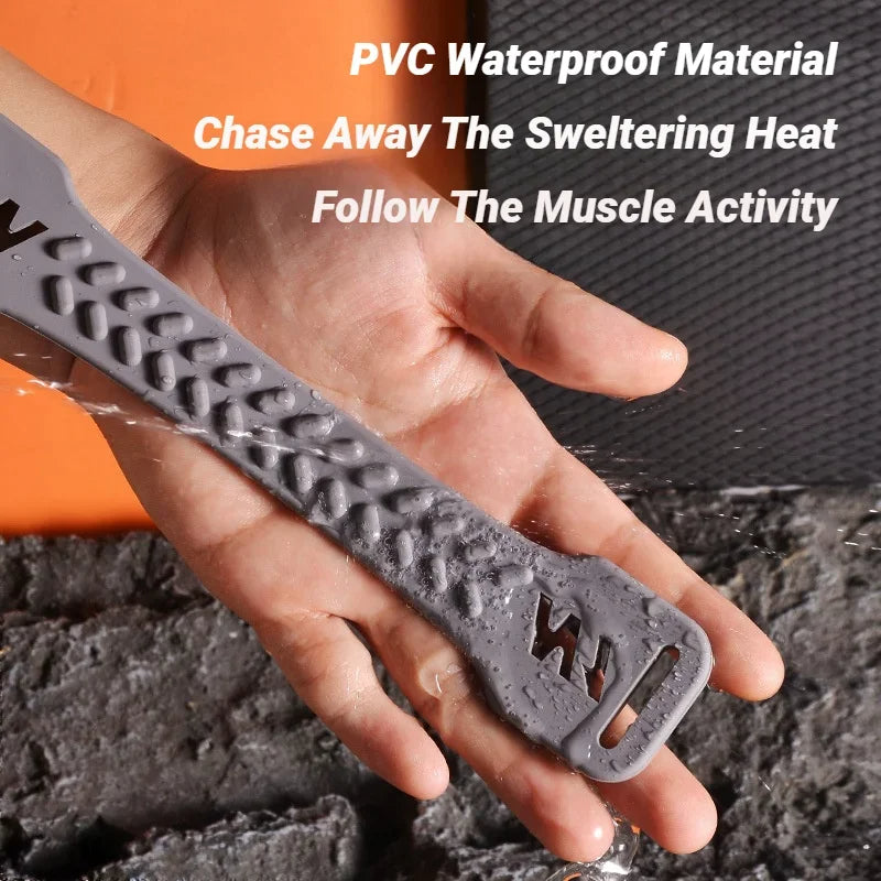 Adjustable Silicone Patella Knee Strap Shock Absorbing Compression Brace for Tendon Support & Pain Relief