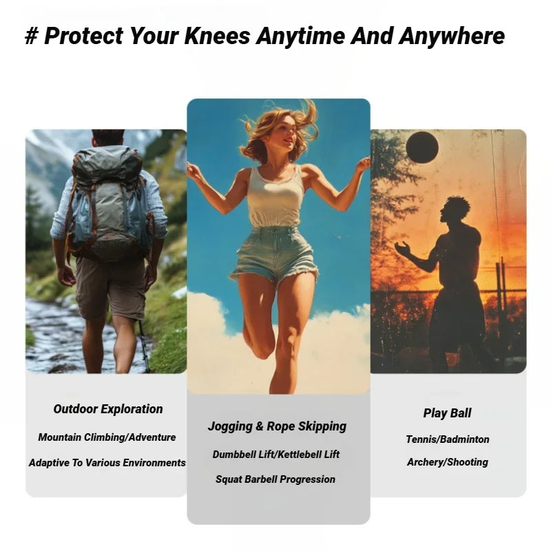 Adjustable Silicone Patella Knee Strap Shock Absorbing Compression Brace for Tendon Support & Pain Relief