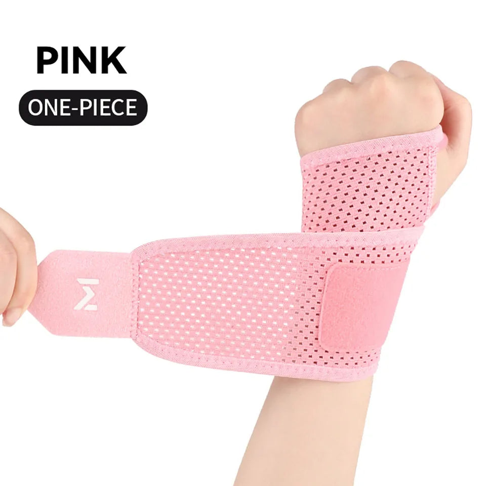 1Pc Breathable Pressurized Wrist Support Adjustable Sports Brace for Joint Pain, Sprain Prevention & Tendon Protection (Unisex)