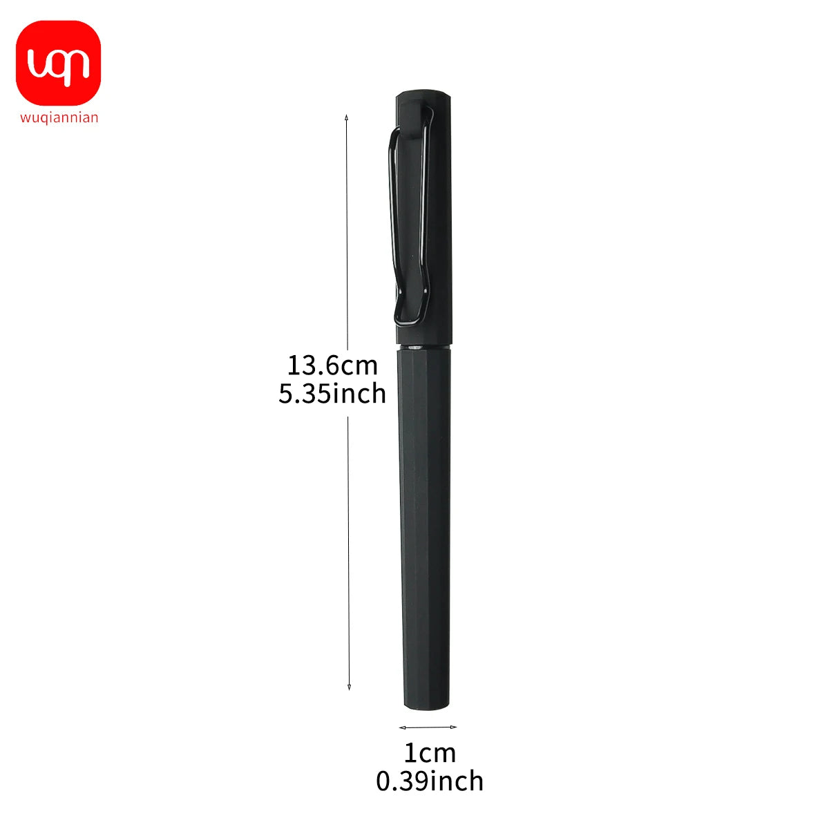 2/5 PC Simple Black Neutral Pens Smooth Grip Comfortable Writing Pens for Exams & Office Supplies