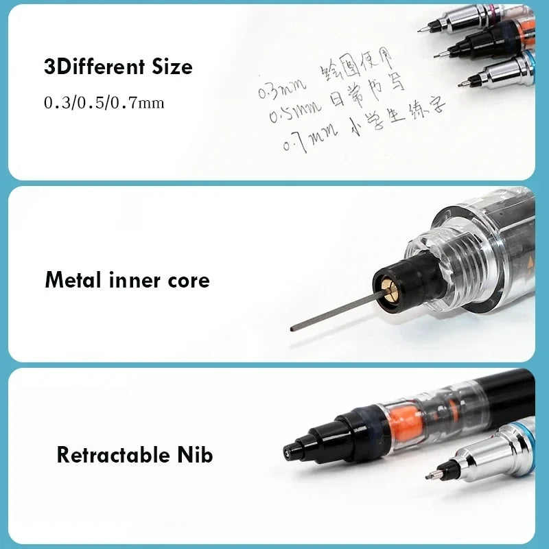 UNI Kuru Toga 0.5mm Mechanical Pencil Auto-Rotating Japanese Drawing Pencil (M5-559)
