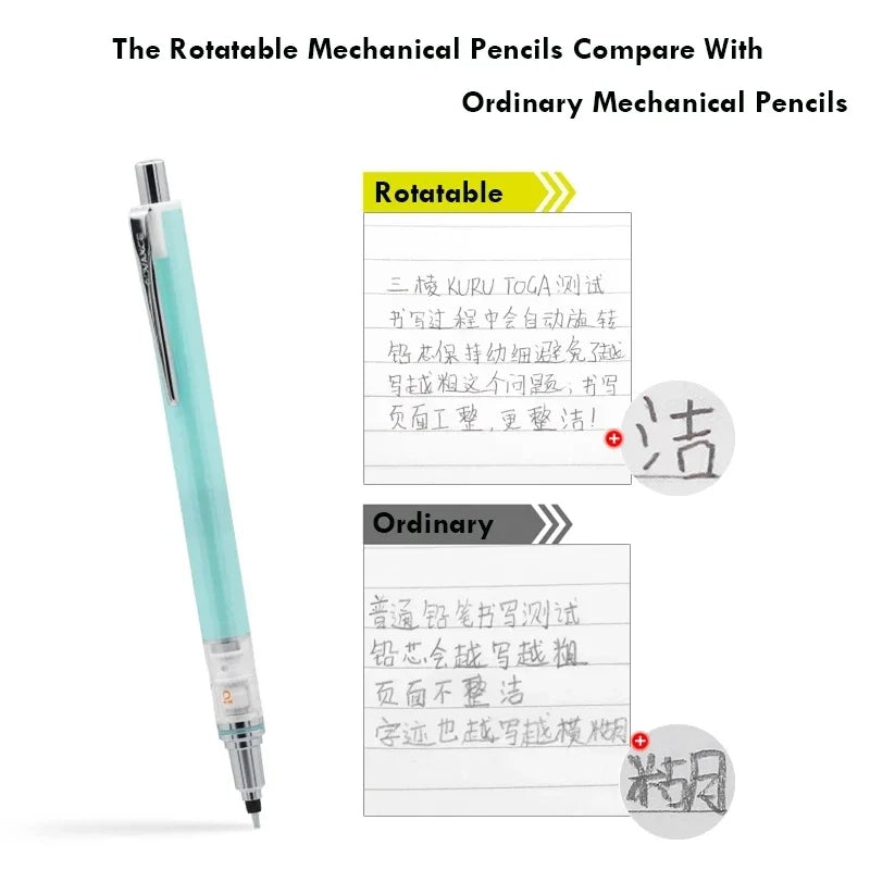 UNI Kuru Toga 0.5mm Mechanical Pencil Auto-Rotating Japanese Drawing Pencil (M5-559)