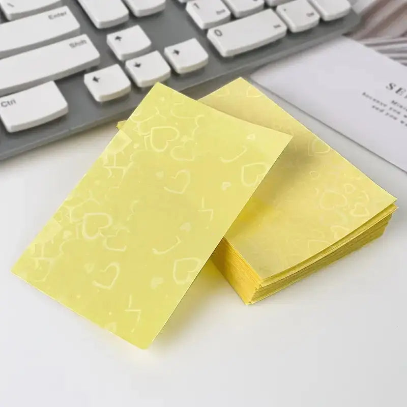 50pcs Laser Heart-Shaped Card Protectors Sparkling Sleeves for ID, School Passes, Photos & Gaming Cards