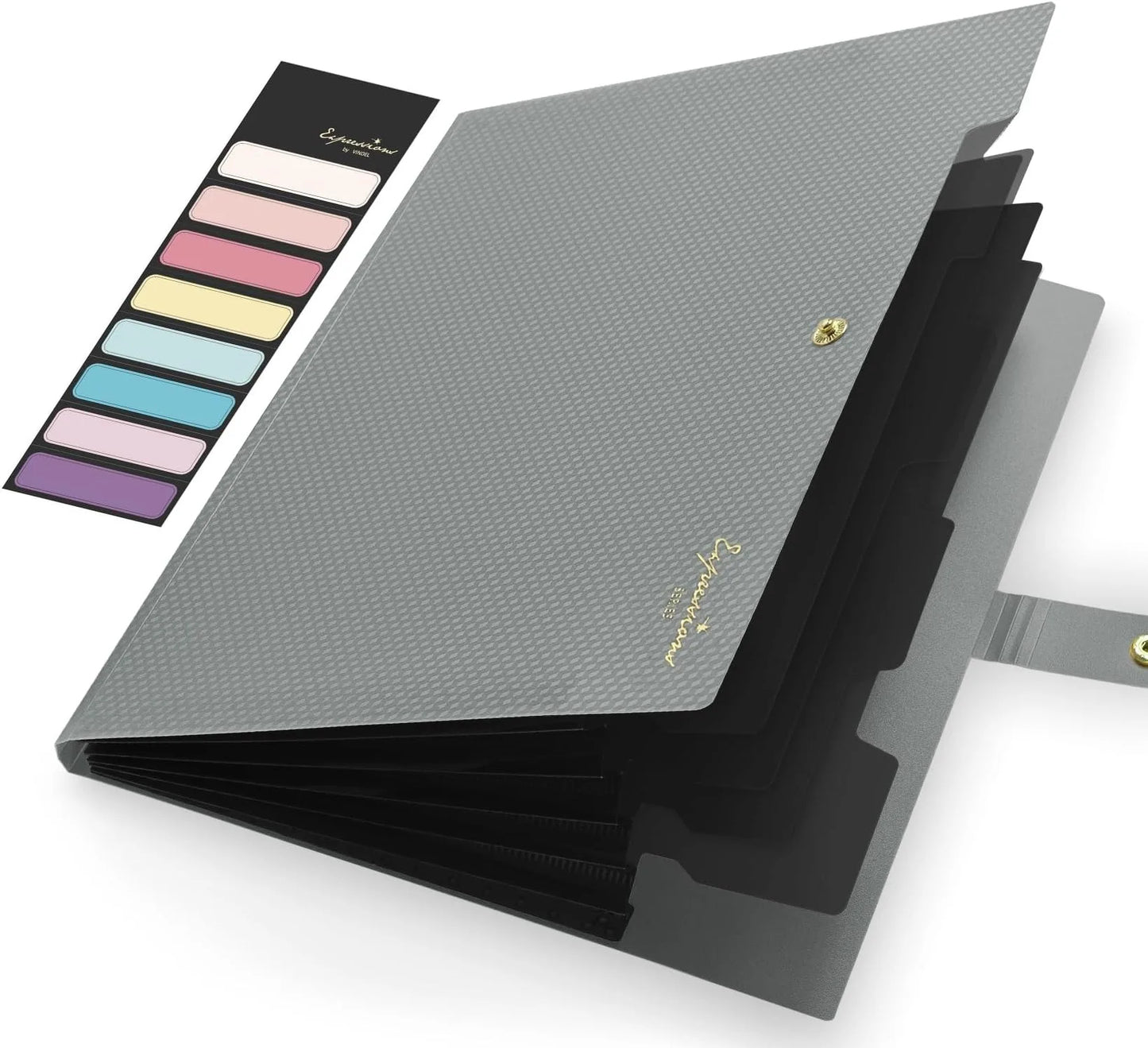 A4 Expanding File Folder 5 Pocket Document Organizer for School & Office Supplies