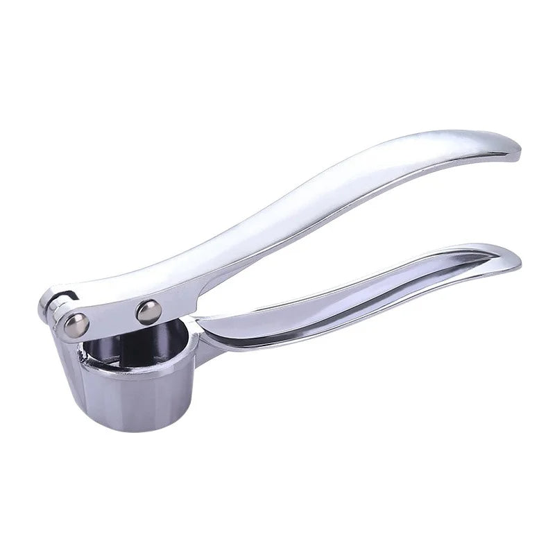 Stainless Steel Garlic Press & Ginger Juicer Manual Crusher & Grinder Tool for Kitchen