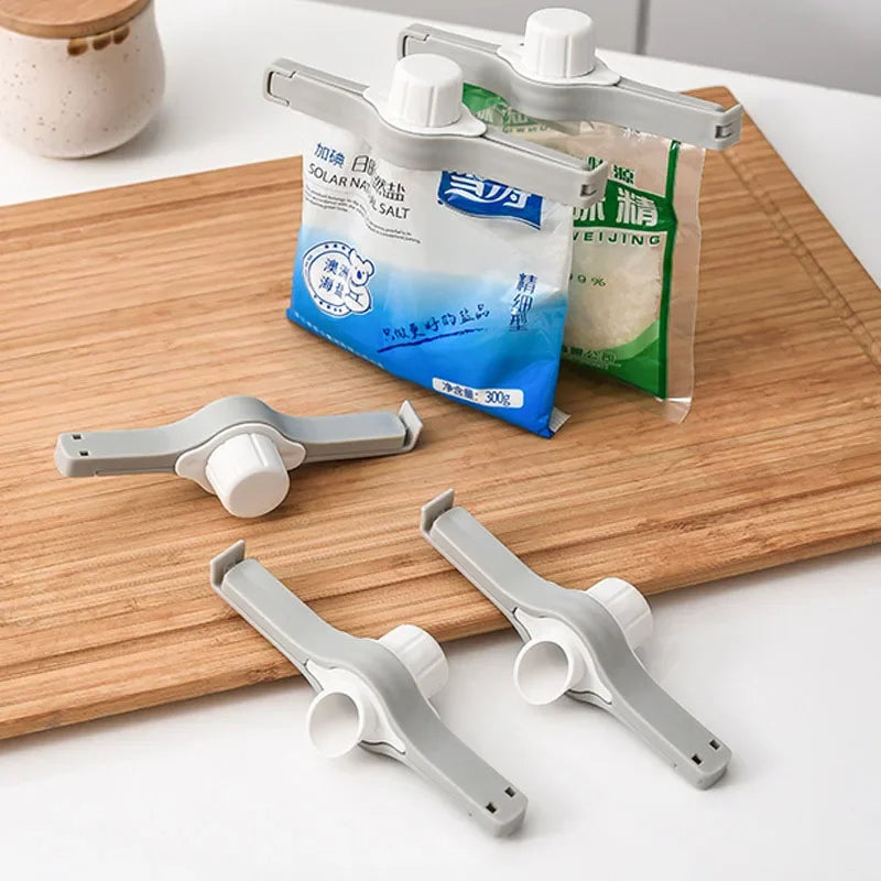 Screw Cap Sealing Clip Resealable Bag Clip for Seasoning, Milk Powder, Snacks & Food Storage Kitchen Gadget