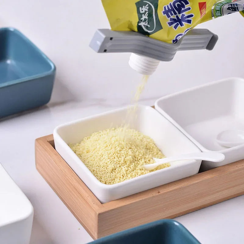 Screw Cap Sealing Clip Resealable Bag Clip for Seasoning, Milk Powder, Snacks & Food Storage Kitchen Gadget