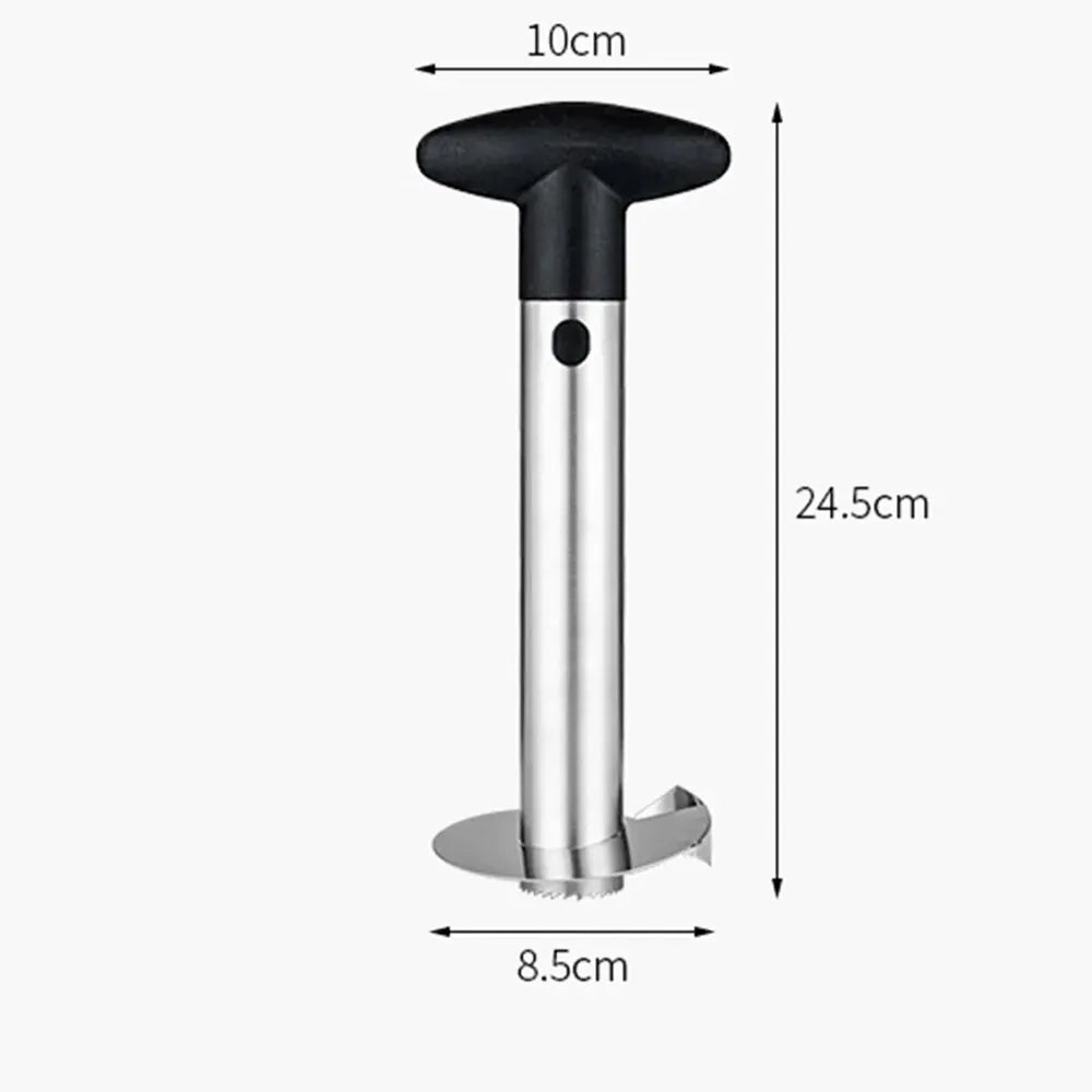 1PCS Stainless Steel Pineapple Peeler, Corer & Slicer Easy Fruit Cutter Kitchen Gadget