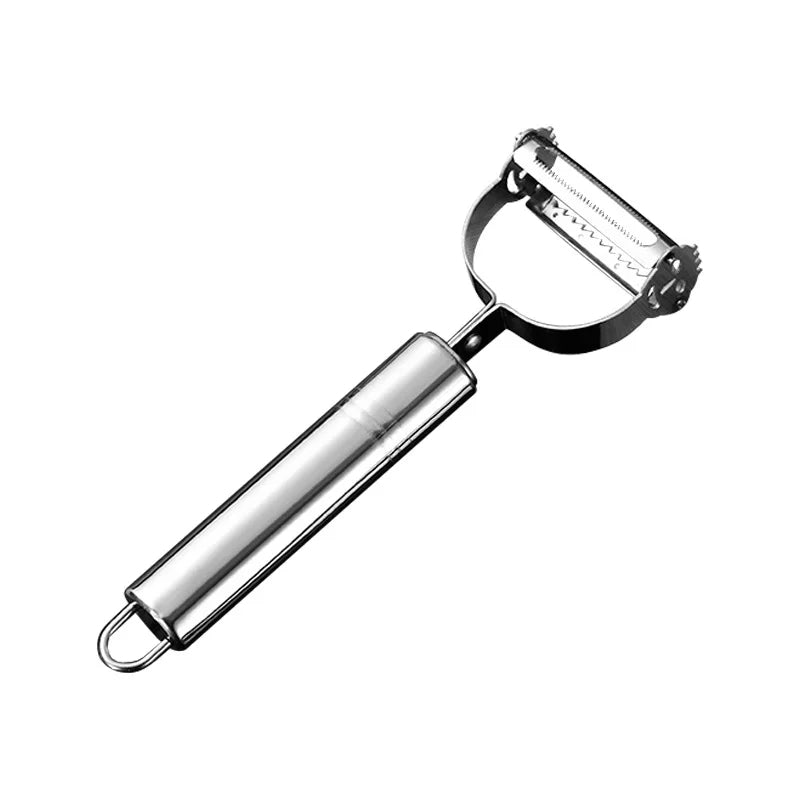 Multi-Functional Stainless Steel Fruit & Vegetable Peeler Single-Head Two-in-One Kitchen Knife