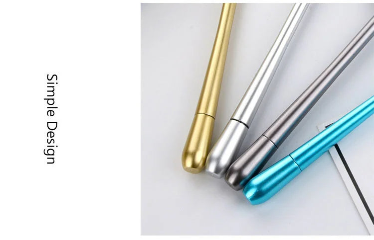 4-Pack Creative Metallic Hammer Gel Pens Cute Tool-Inspired Stationery, Smooth Writing Simulation Pens