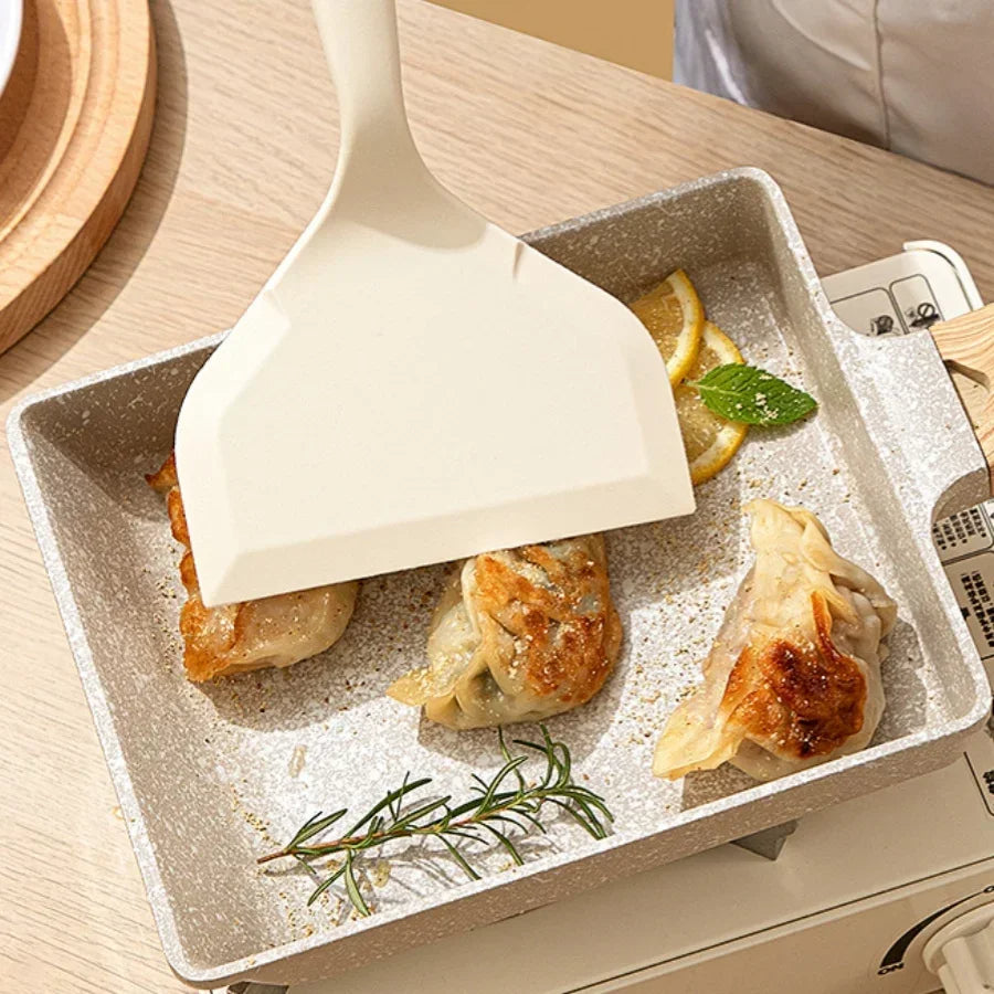 1PC Silicone Heat-Resistant Spatula Non-Stick Food Grade Cooking Scoop for Pancakes, Fish, Steak & Baking