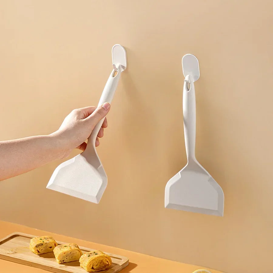 1PC Silicone Heat-Resistant Spatula Non-Stick Food Grade Cooking Scoop for Pancakes, Fish, Steak & Baking