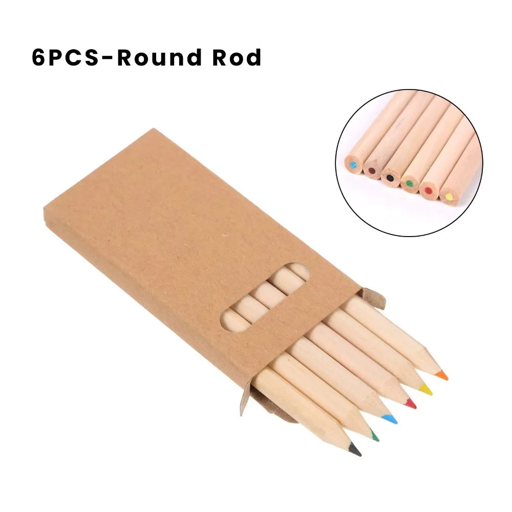 Premium 8.8CM Mini Colored Pencils Vibrant Sketching & Drawing Set for School, Office & Art Projects