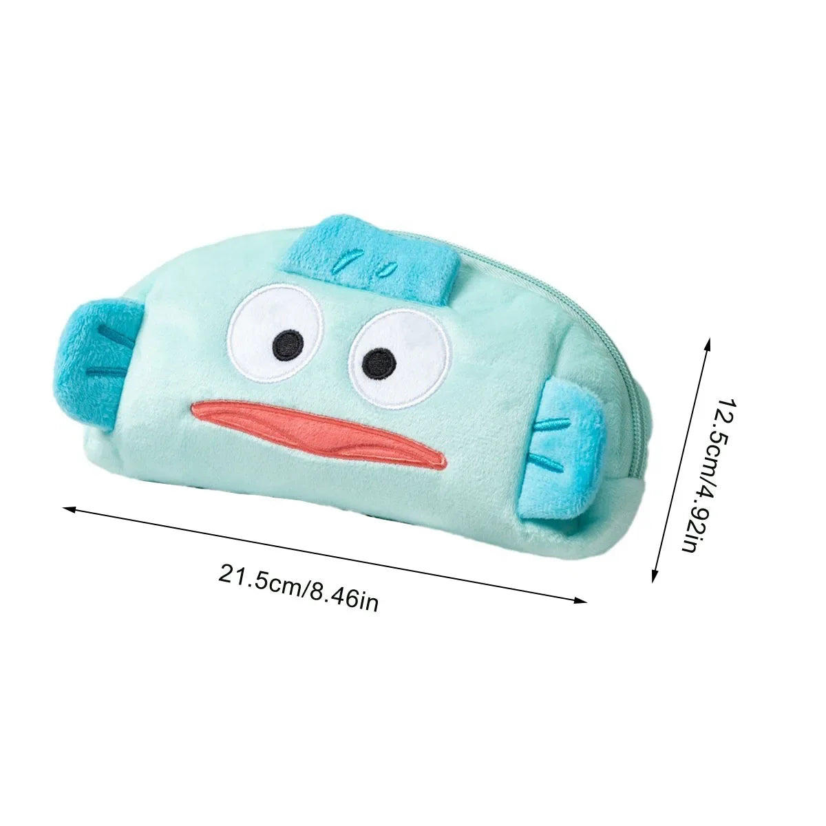 Cartoon Cute Plush Pencil Case Large Capacity Storage for School & Office Supplies