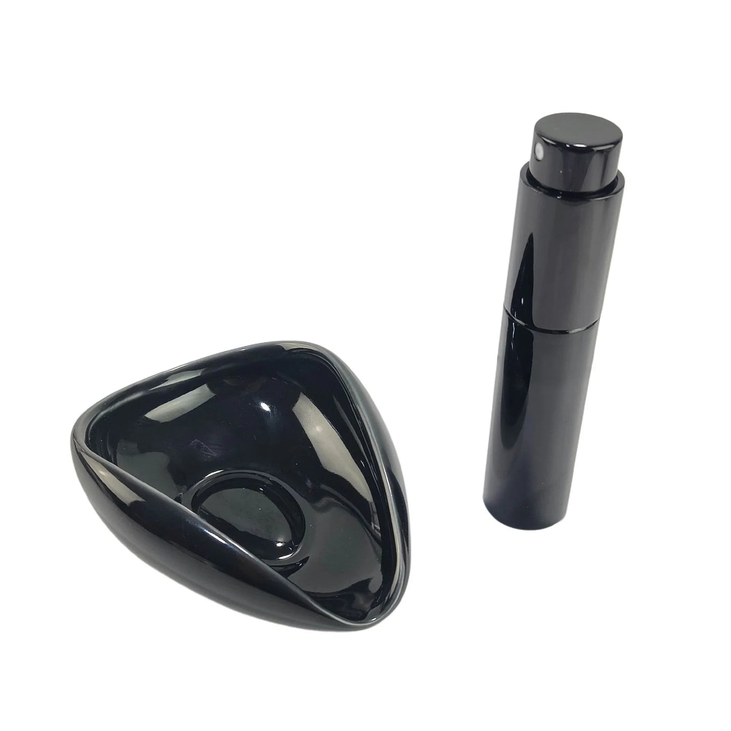 Leeseph Ceramic Coffee Dosing Cup & Spoon Set Espresso Measuring Tray Kit for Coffee Beans or Tea