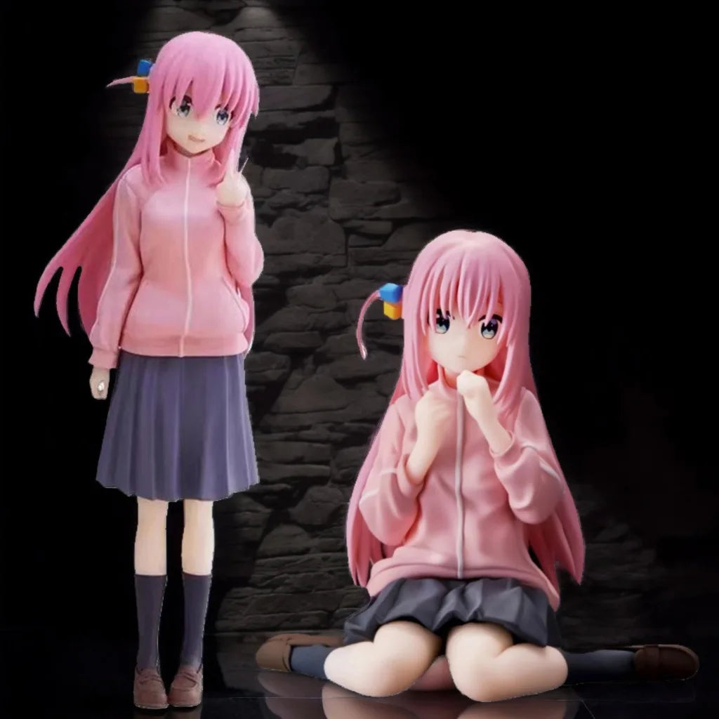BOCCHI THE ROCK! Gotoh Hitori 16cm Anime Guitarist Girl Action Figure Desktop Decoration & Collector’s Model