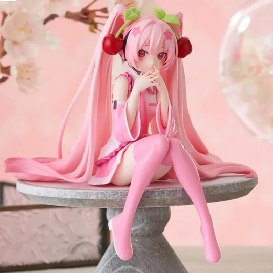 Hatsune Miku Spring Sakura Figure Pink Dress Limited Edition (12cm)