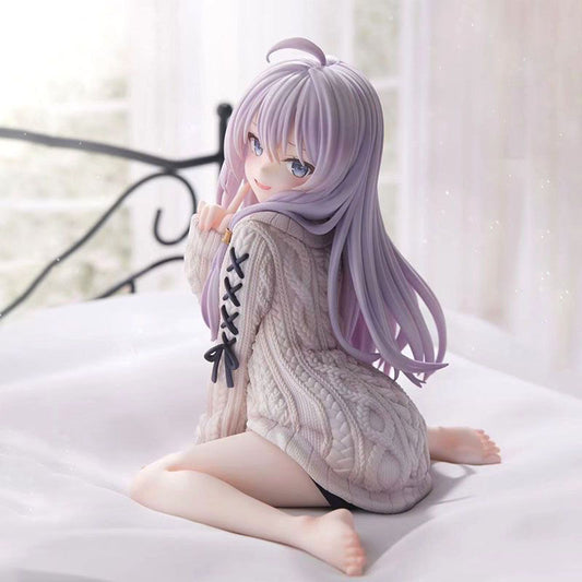 15cm The Journey of Elaina Anime Figure Witch Elaina PVC Collectible Model Toy Gift