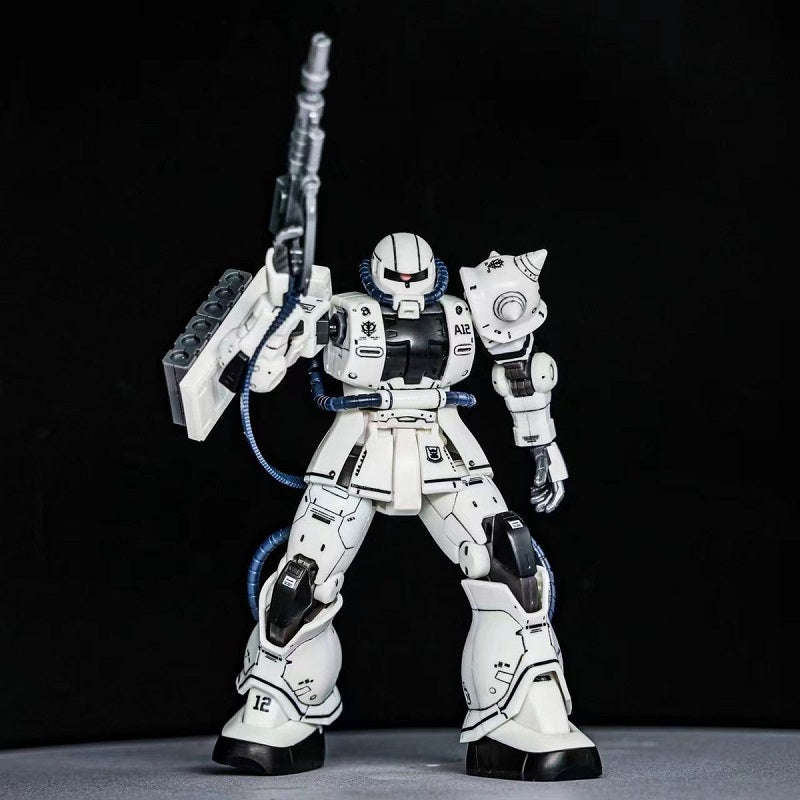 ZAKU Warrior GTO White Devil & ZEONO ZGMF 1000 HG 1/144 Model Kit  Collectible Action Figure & Ornament Gift