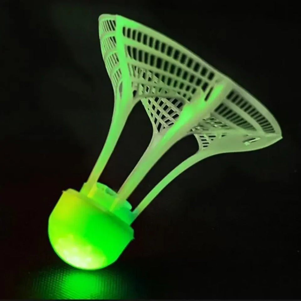 Glow-in-the-Dark Windproof Badminton Shuttlecock Night Training & Outdoor Play
