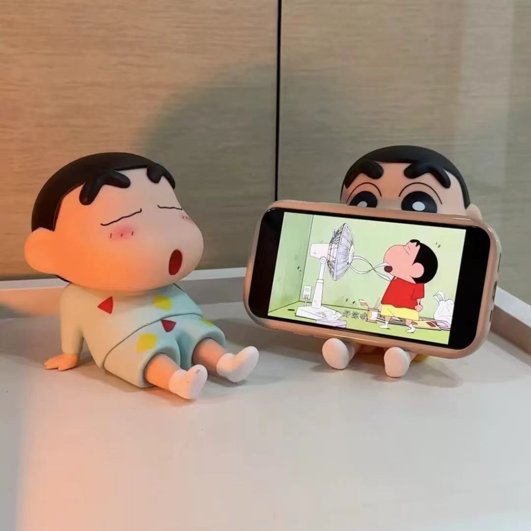 Crayon Shin-Chan Phone Holder Cute Anime Desktop Stand & Decorative Gift