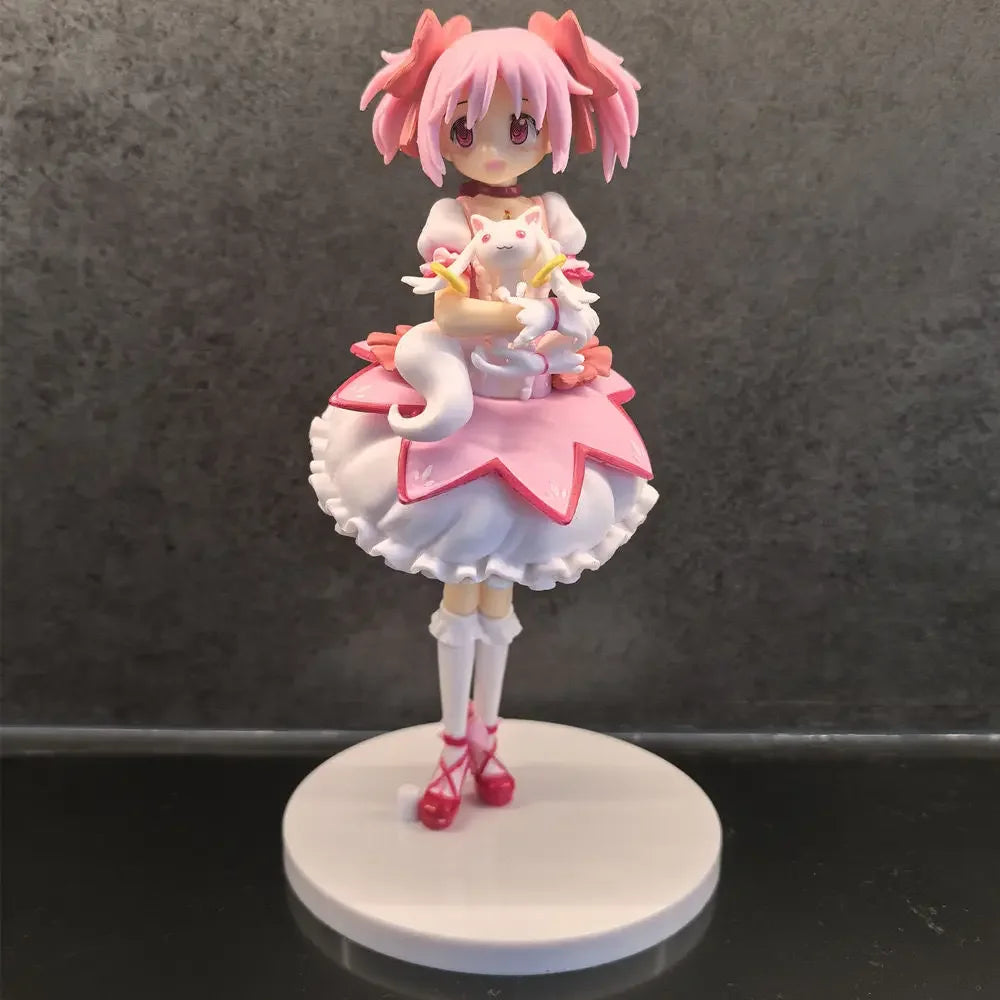 Kaname Madoka Magic Girl Action Figure 18cm Puella Magi Madoka Magica Anime Collectible Statue