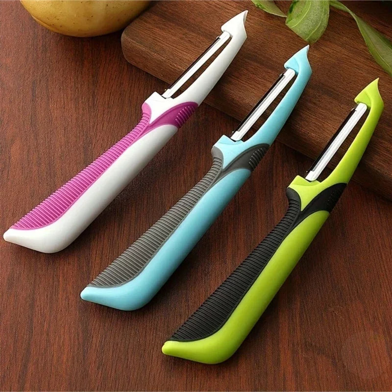Multifunctional Stainless Steel Potato Peeler – Kitchen Vegetable & Fruit Peeling Tool