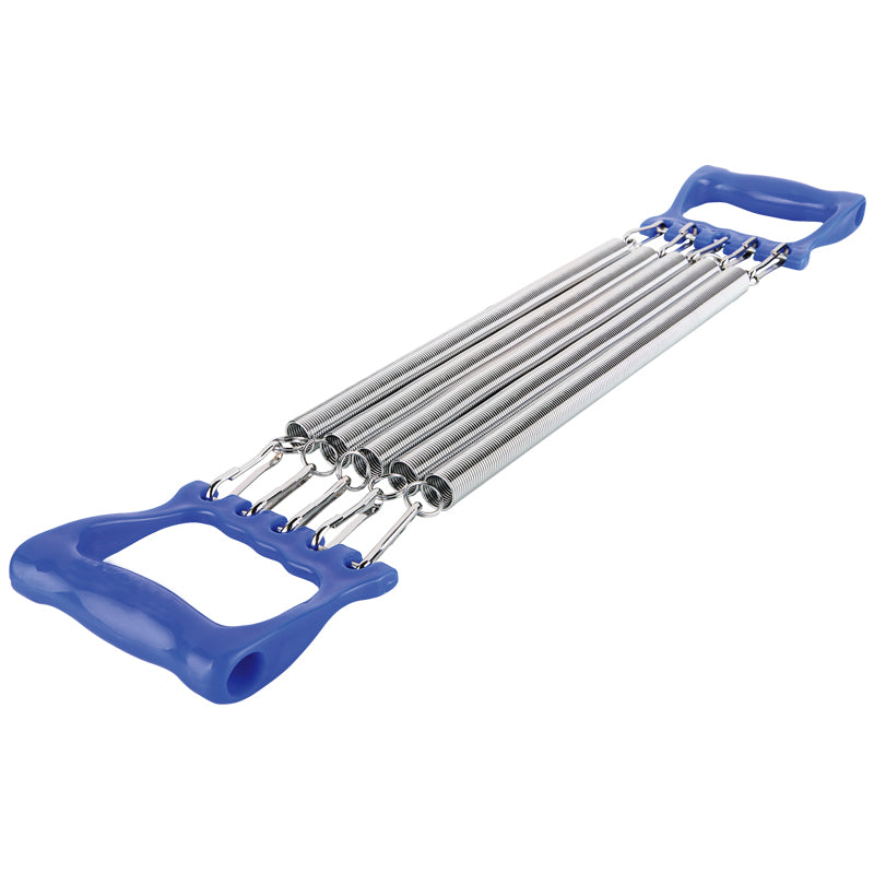 Kids Indoor Spring Chest Developer  Adjustable Muscle Strengthener with 5 Resistance Bands