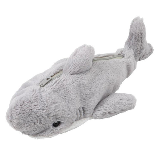 Plush Shark Pen Bag  Cute Kawaii Pencil Case for Students & School Supplies