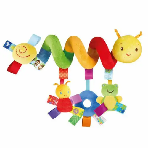 Cute Musical Spiral Hanging Toy  Baby Crib, Stroller & Car Seat Activity Rattle