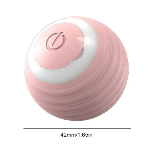 🐾 Smart Electric Rolling Cat Toy – Auto Motion Ball with Teaser Bird & Rechargeable Sensor for Interactive Play