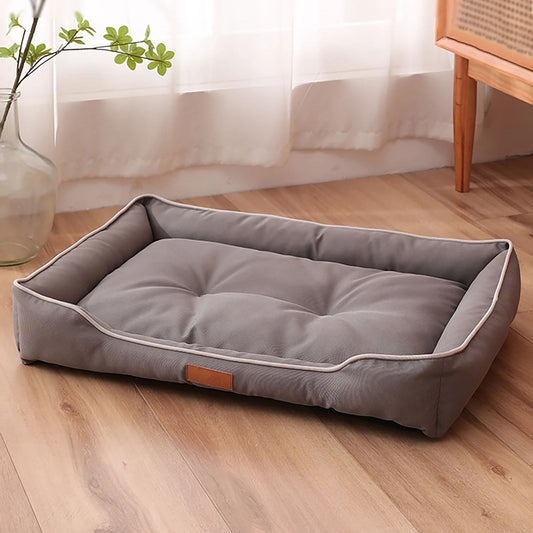 Waterproof Dog Bed with 600D Oxford Fabric – All-Season Comfort with Thickened PP Cotton Filling Durable & Bite-Resistant Pet Mat"