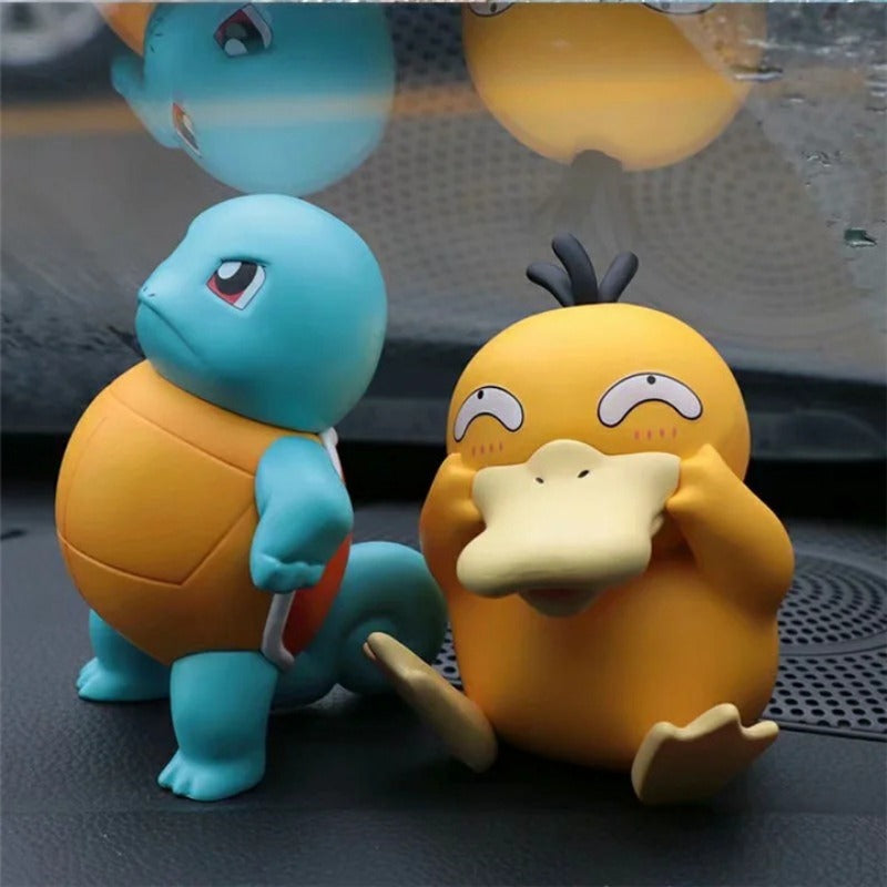 Pokémon Jenny Turtle & Keda Duck Figurine Anime Cartoon Model Toy & Car Ornament
