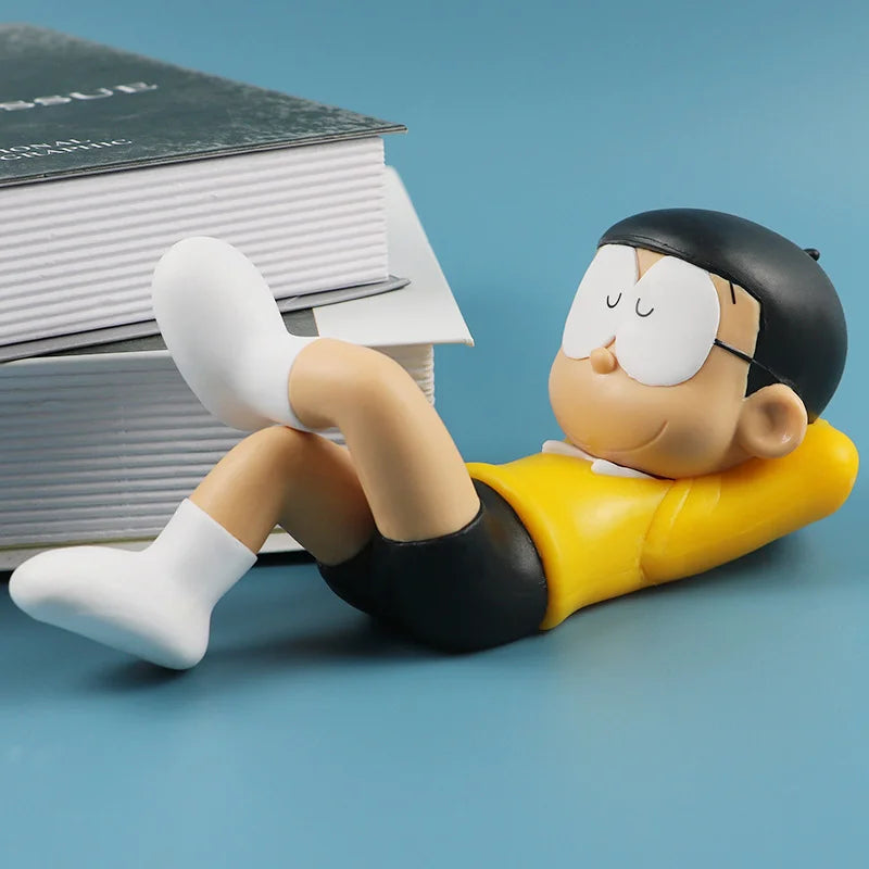 Doraemon & Nobita Sleeping Figure  Kawaii Anime Car Decoration & Collectible Model Toy