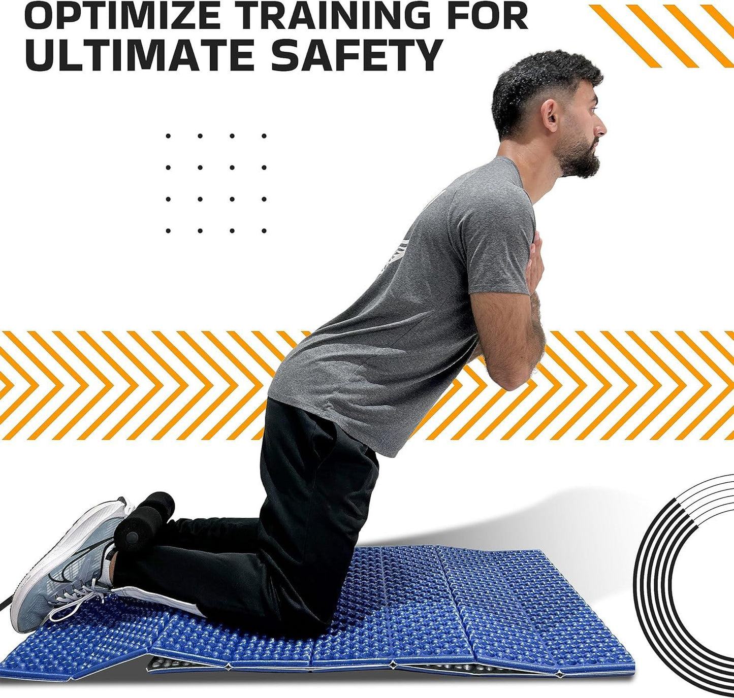 Adjustable Nordic Hamstring Curl Strap  Sit-Up & Foot Holder Exercise Belt