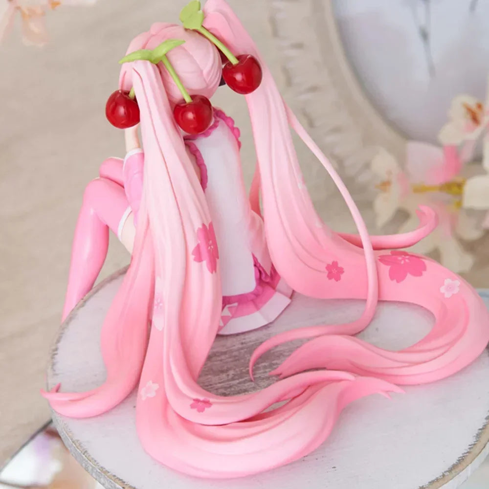 Hatsune Miku Spring Sakura Figure Pink Dress Limited Edition (12cm)