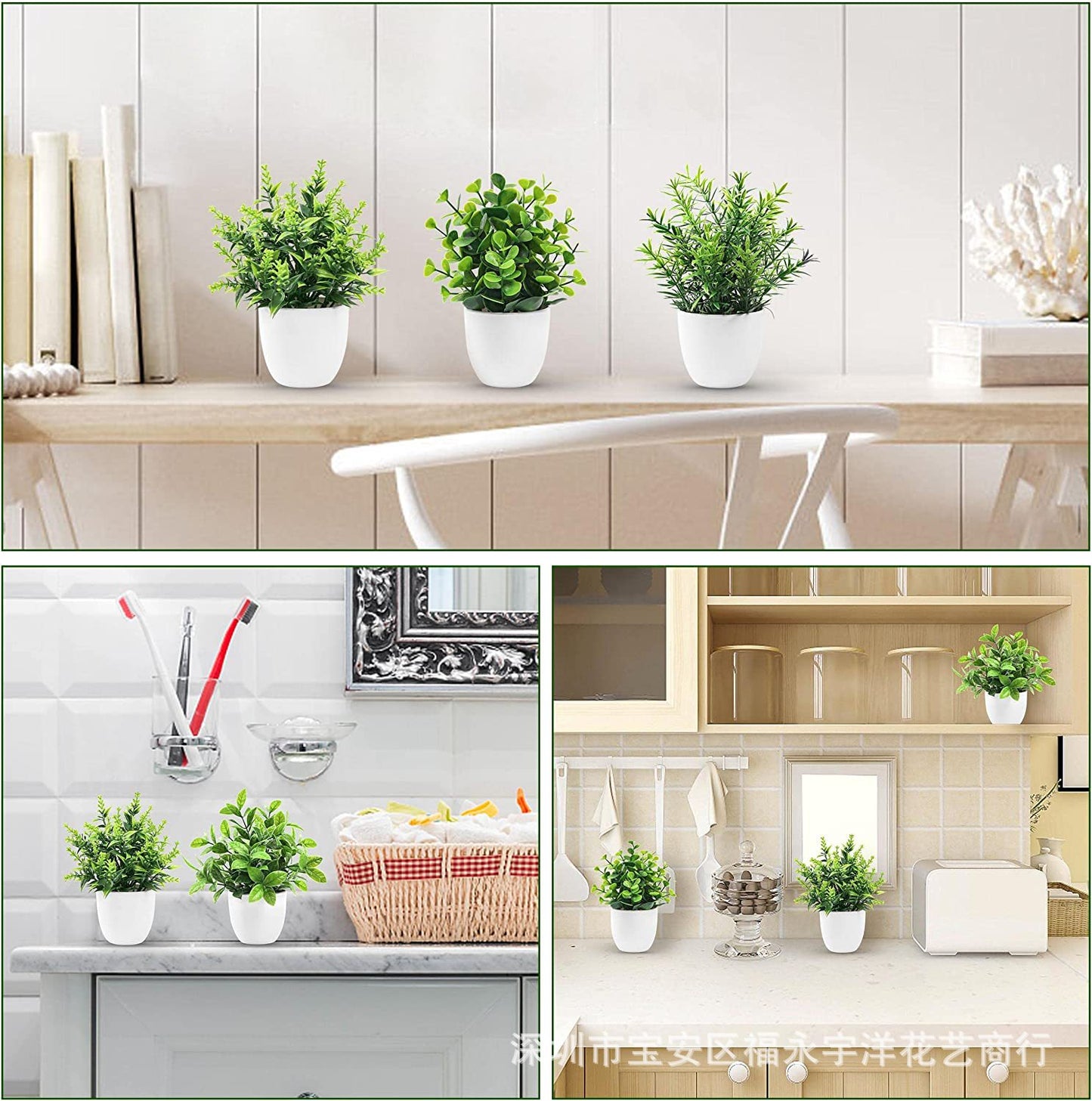 Artificial Potted Vine Plant  Tabletop Decor for Home, Office & Events